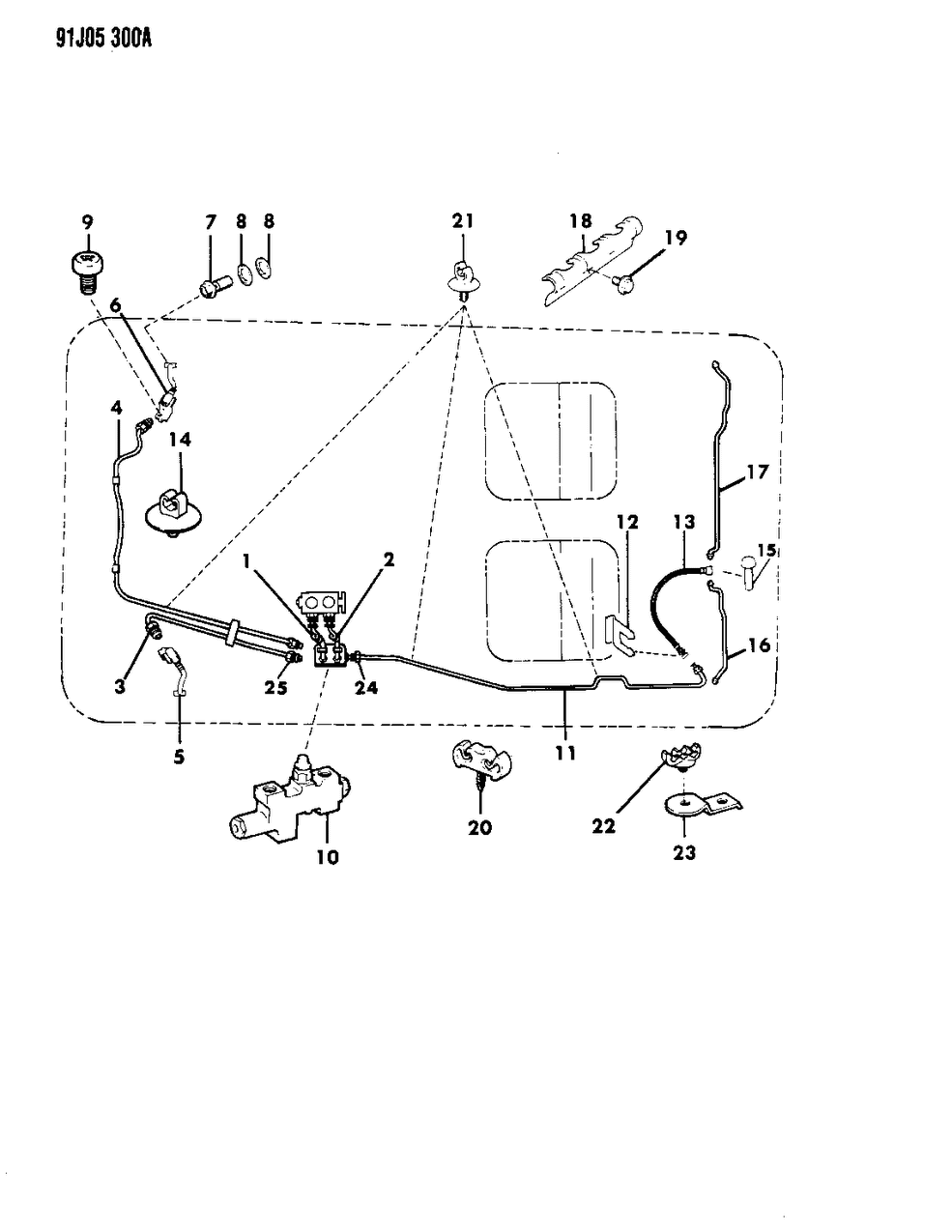 Mopar 52006473 Hose, Brake Up To 2-14-94