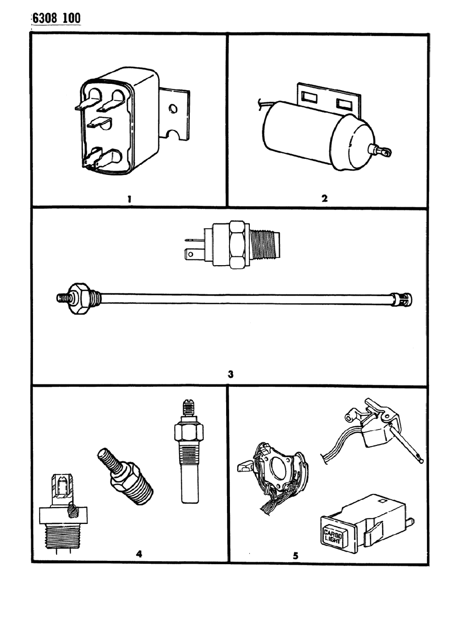 Mopar 4216848 Turn Signal & Hazard Switch