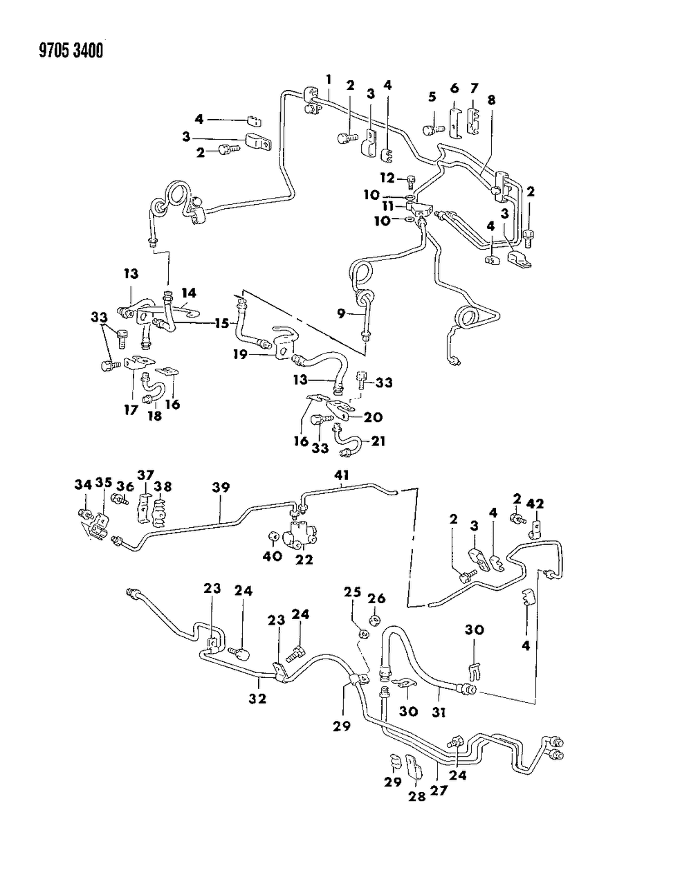 Mopar MB316983 Joint, Brake Oil Line