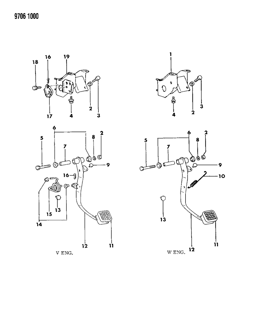 Mopar MT146280 Pad, Pedal