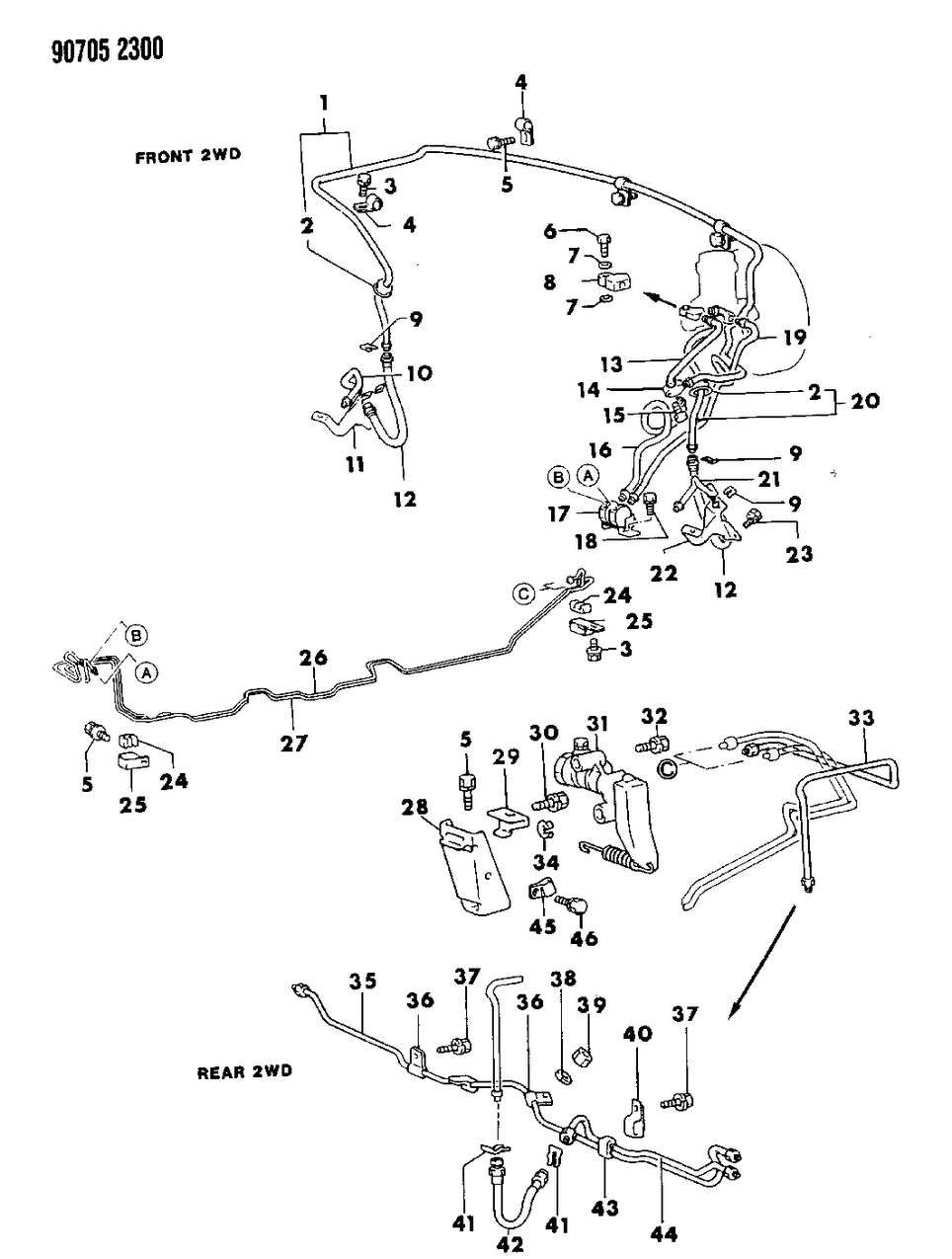 Mopar MB290309 Clip (4 W.D.)
