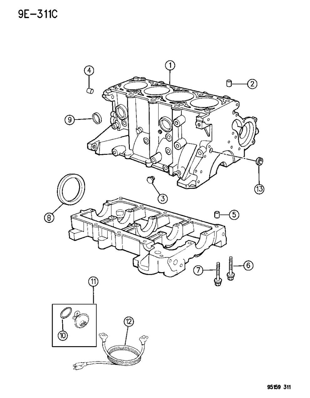 Mopar R0424857AA Short Block