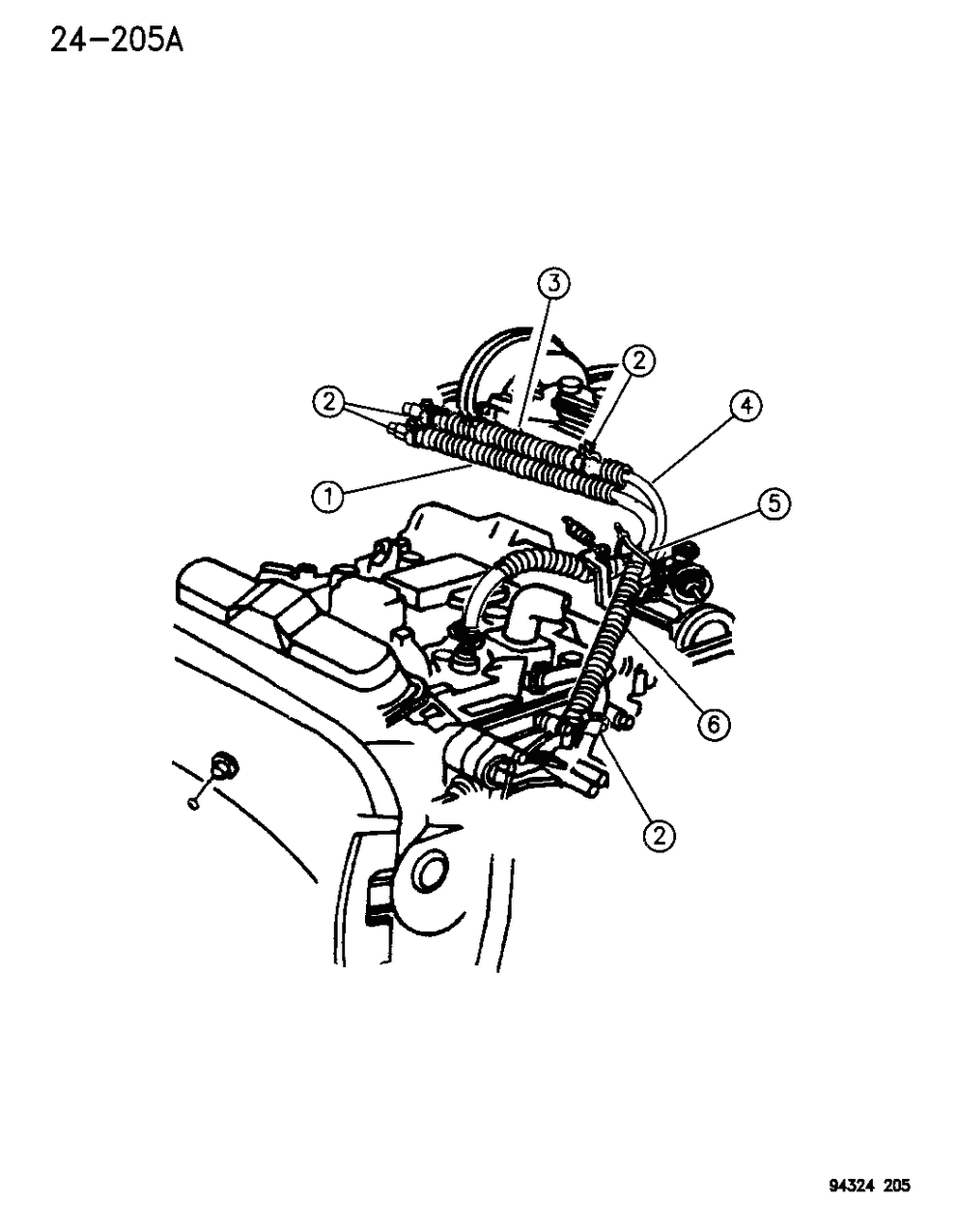 Mopar 4361121 Hose, Sleeve Tube, A/C, Heater, W/Pump Hose To Heater Core
