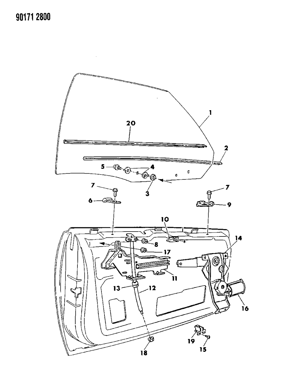 Mopar 4480623 Belt Weatherstrip, Outer