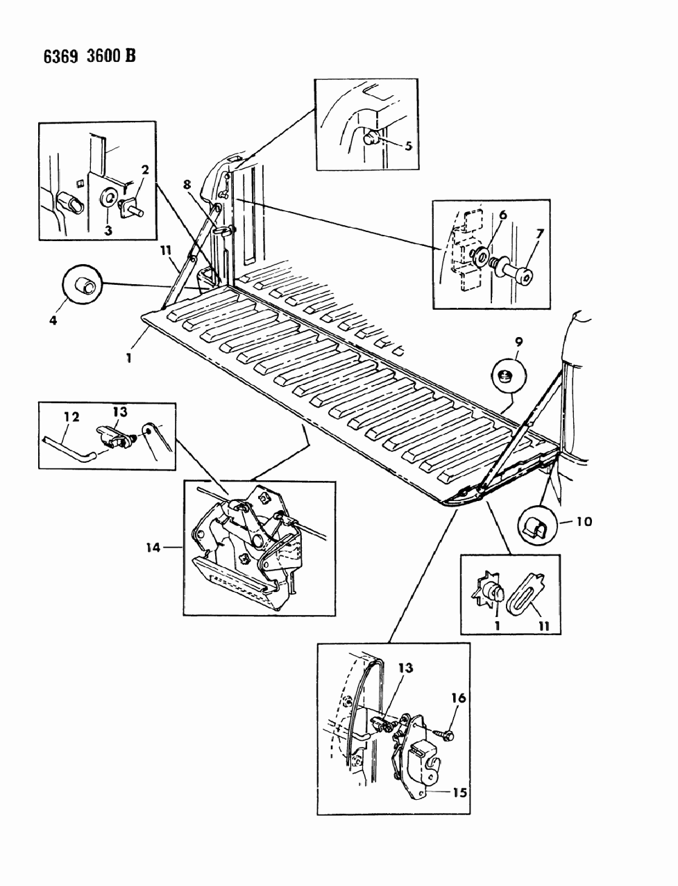 Mopar 4432043 Tail Gate