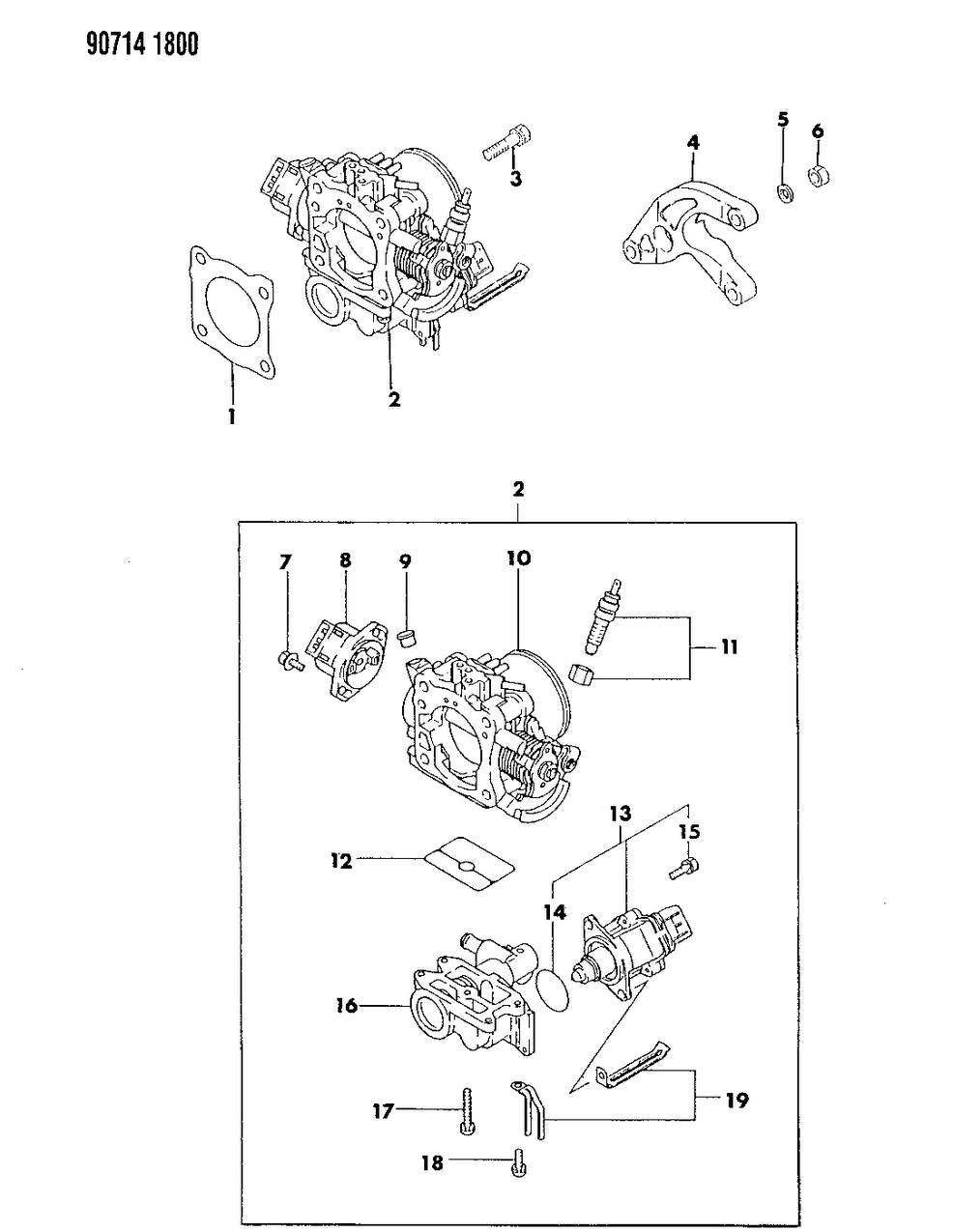 Mopar MD614327 Throttle Position Sensor