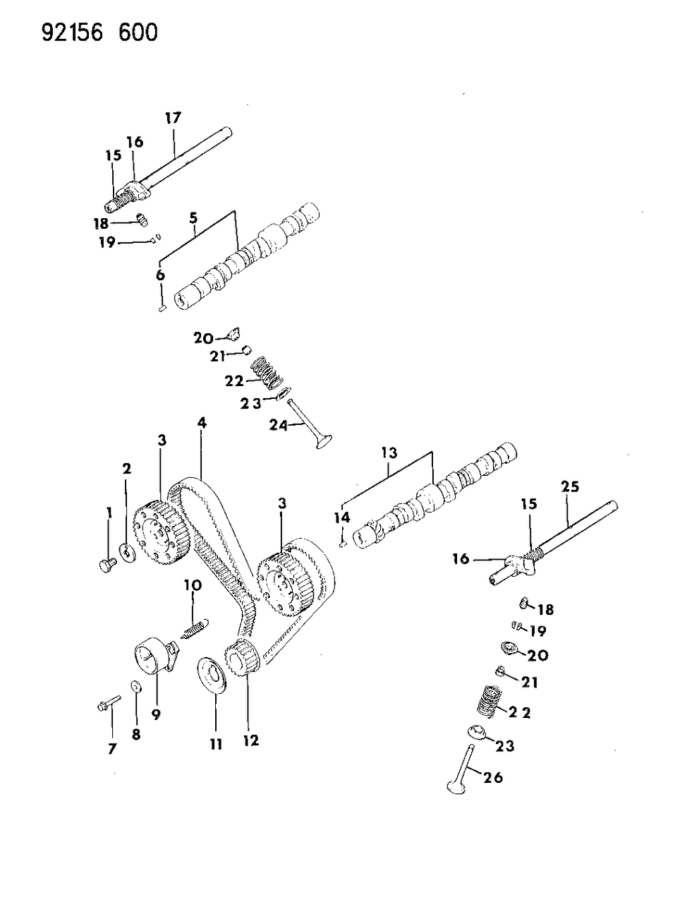 Mopar MD096219 Valve, Exhaust (Except European Export)