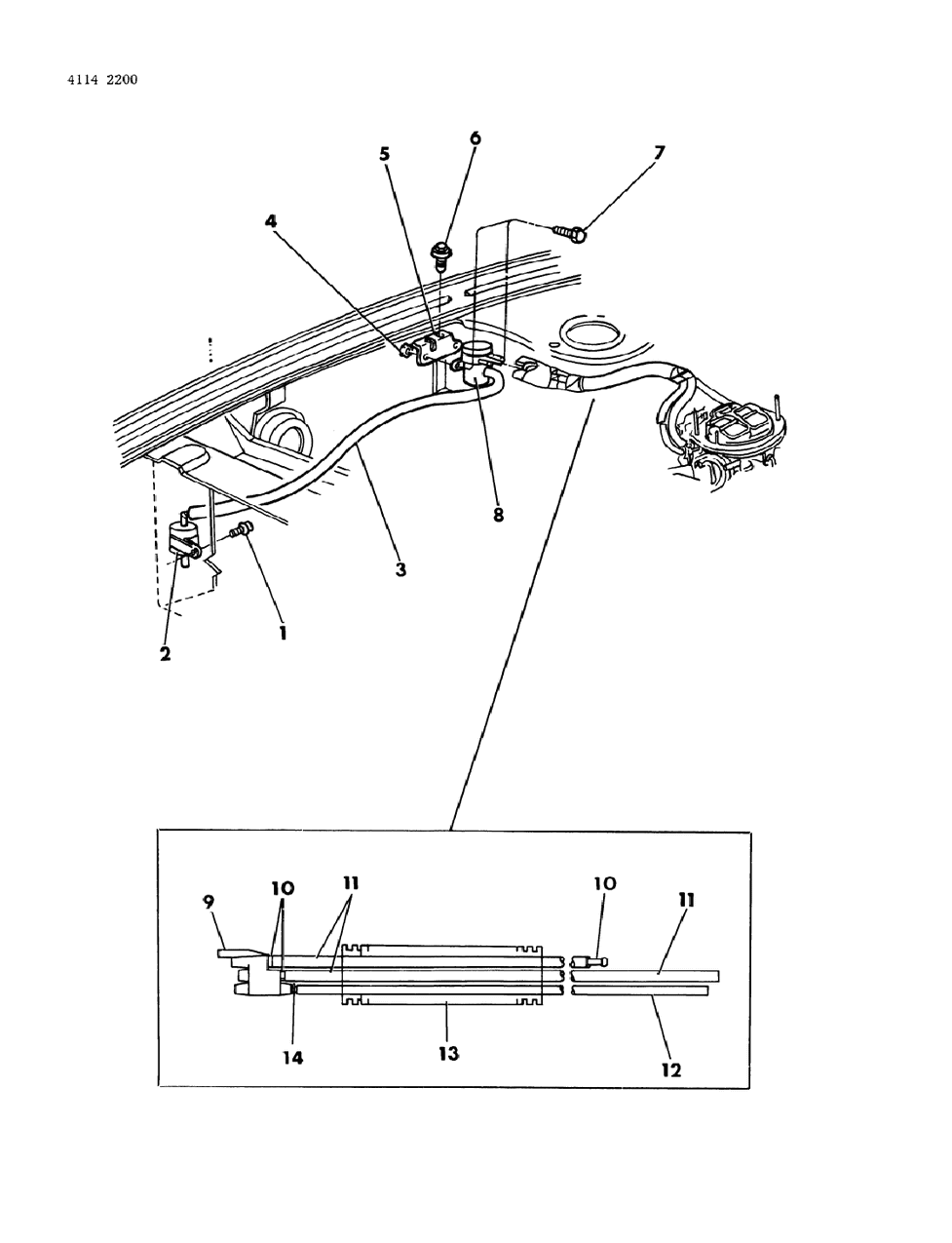 Mopar 4275636 Connector, 1/4 X 1/4