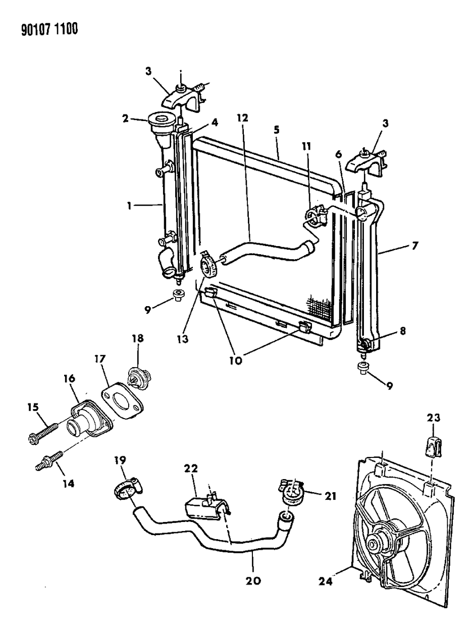 Mopar H0061284 Inlet Hose