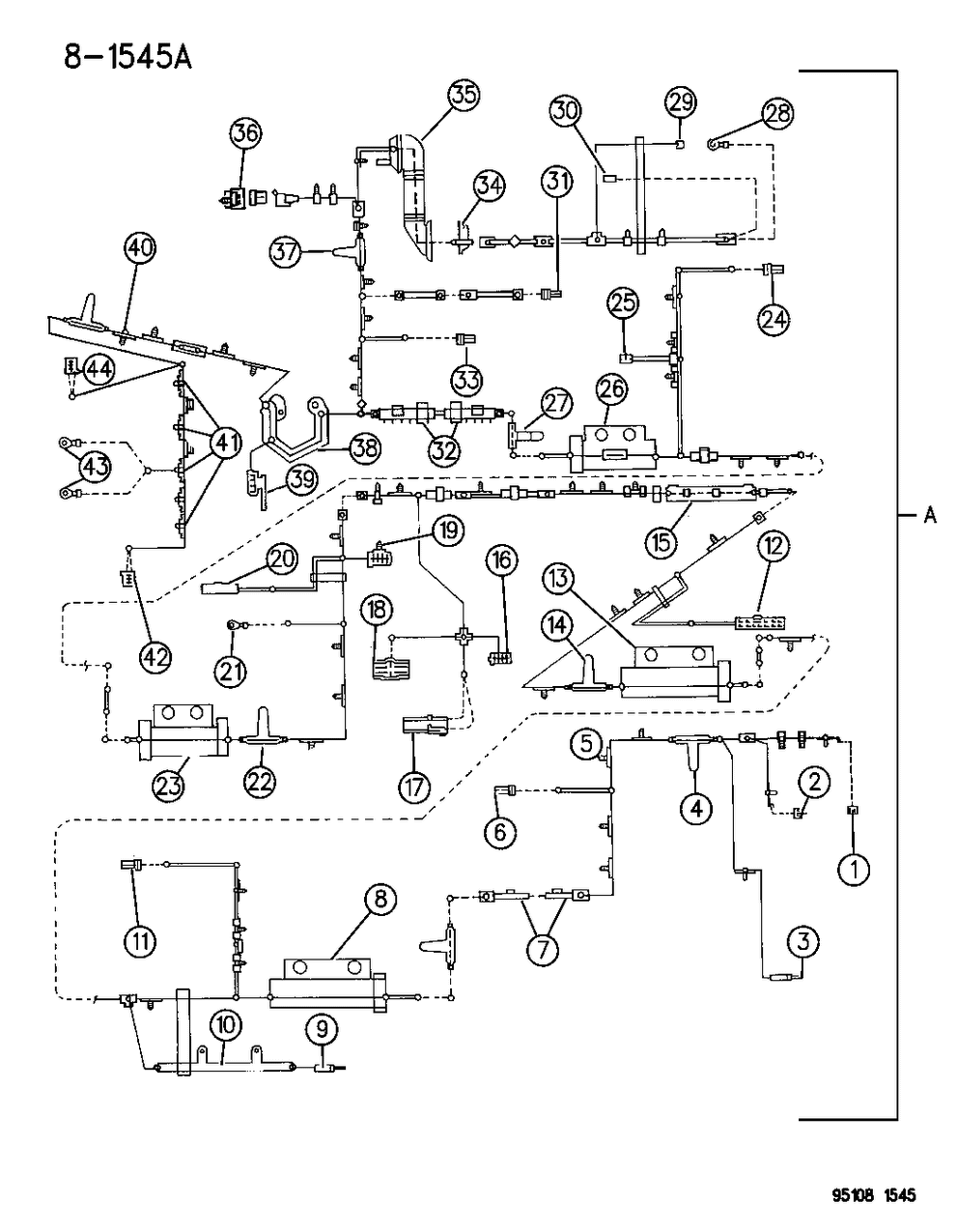 Mopar 4602606 Wiring, Body, Base, Standard Speakers