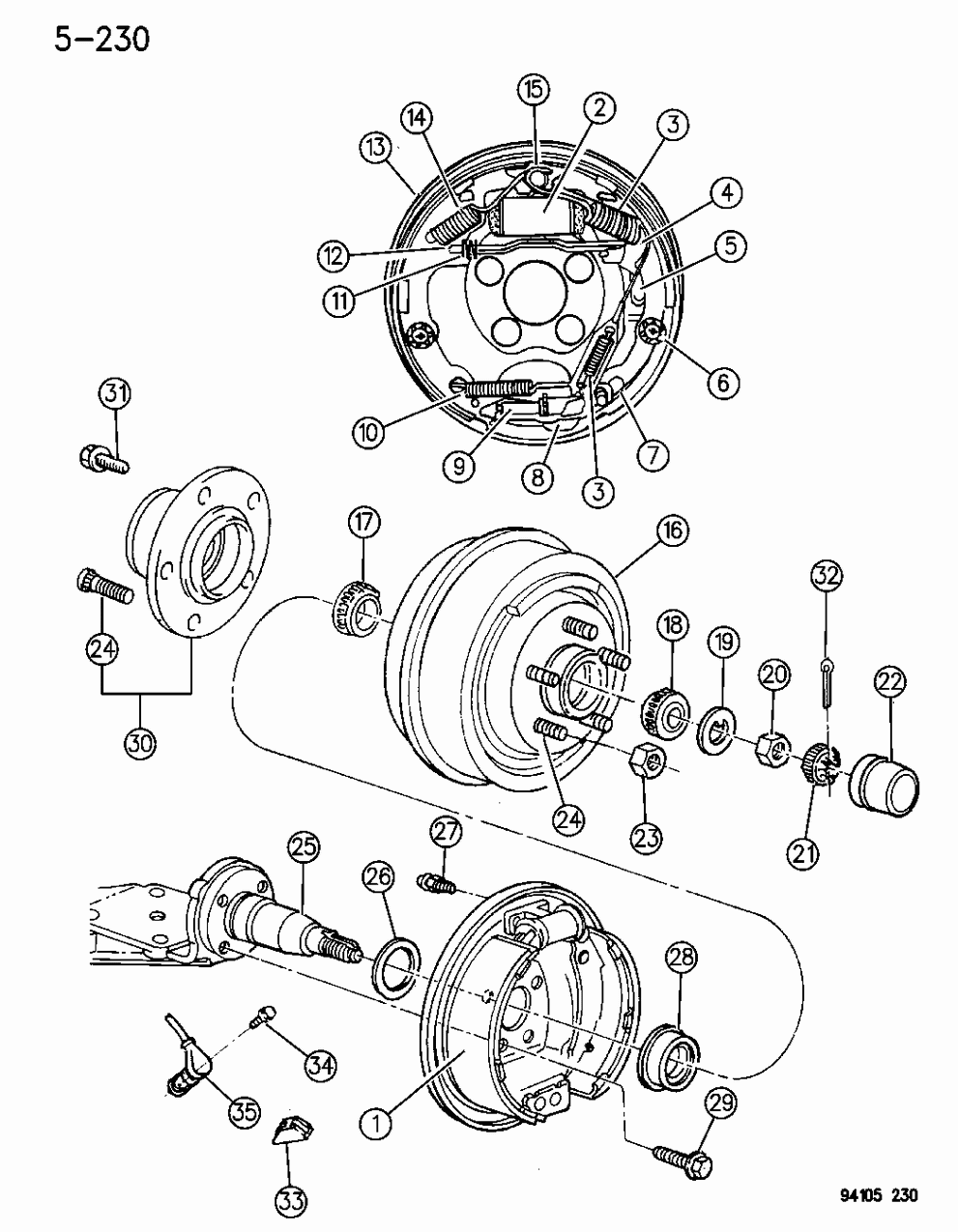Mopar V2102404AA Cylinder, Wheel Brake, Complete