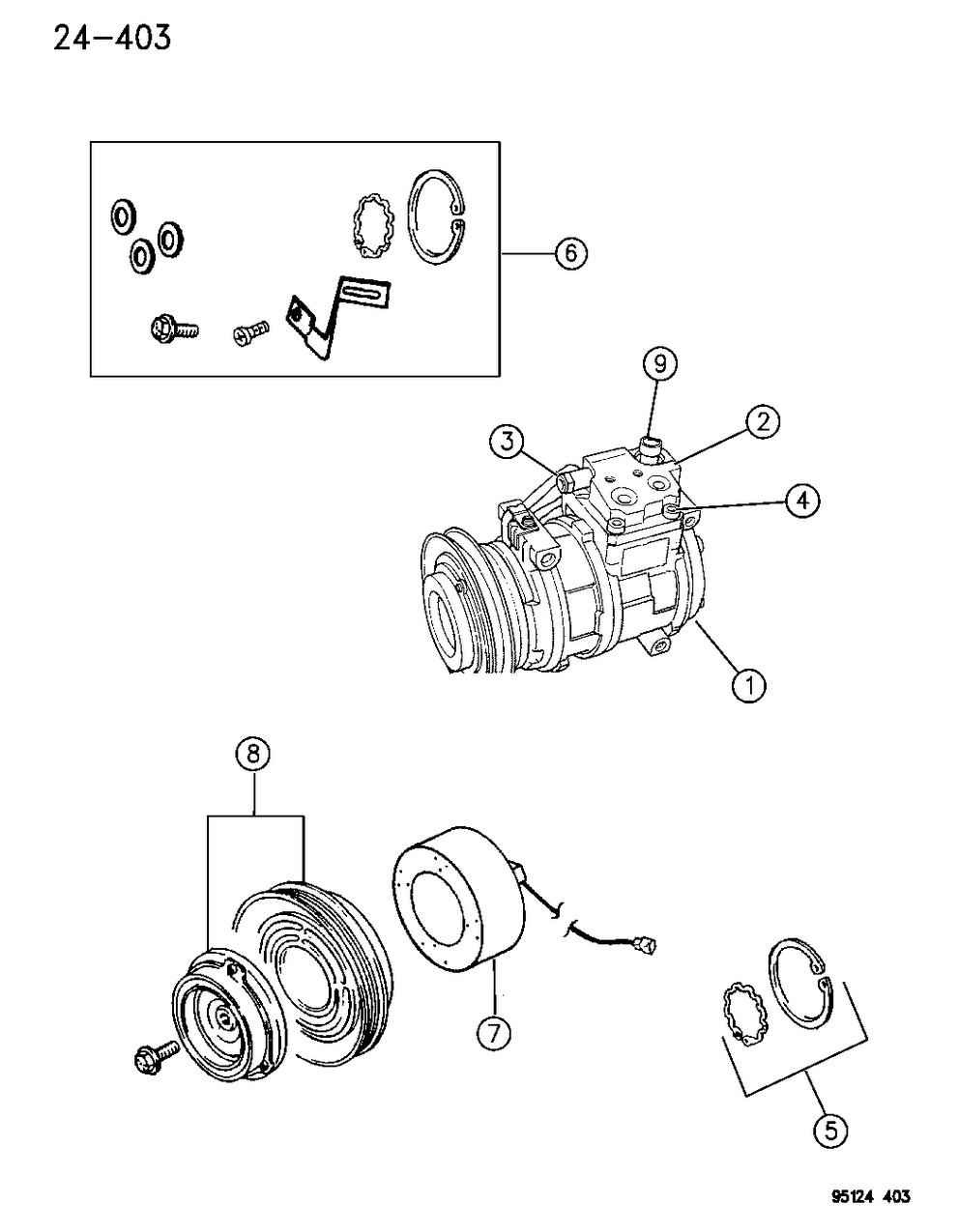 Mopar 4874535 Compressor