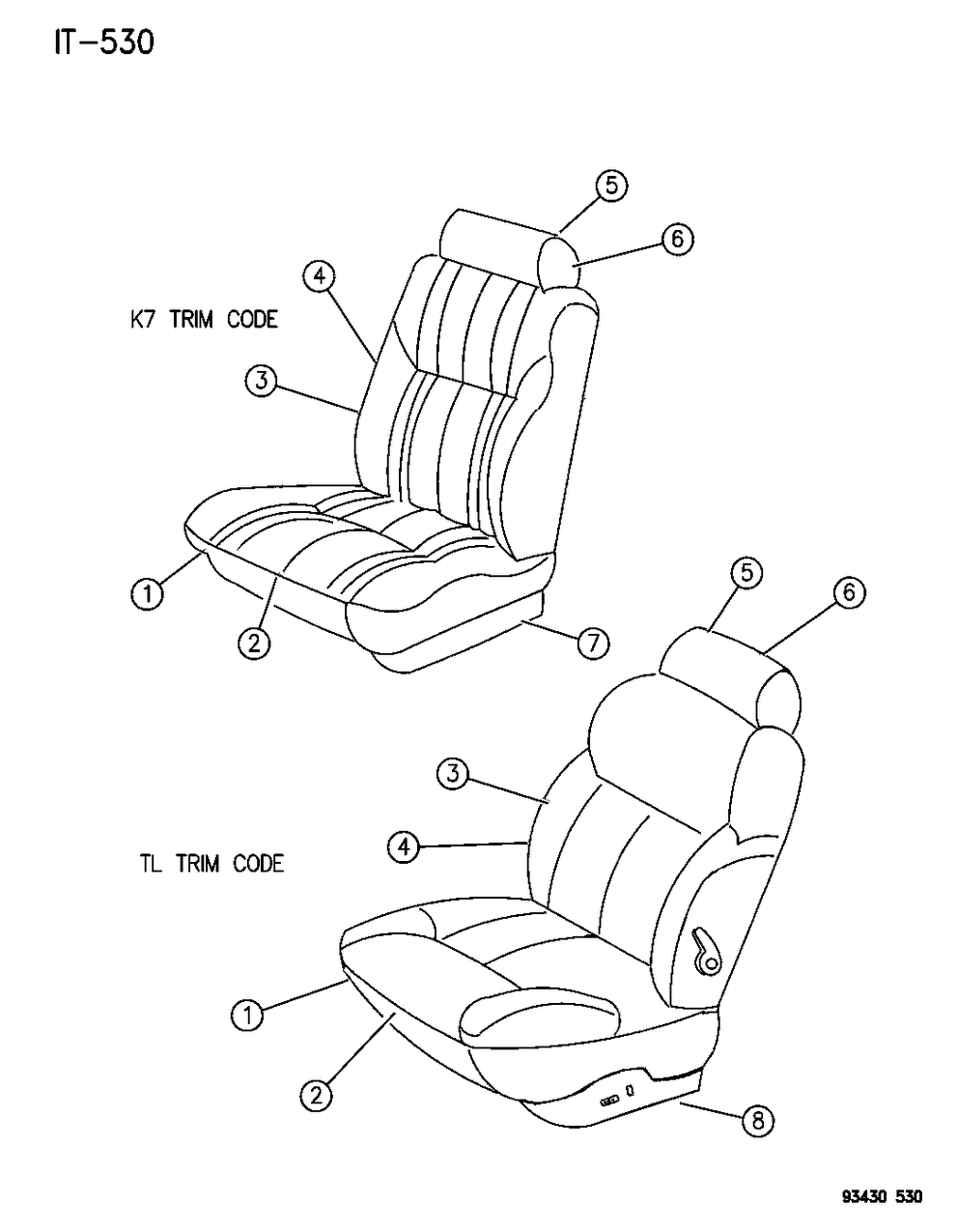 Mopar QB28SPP Back, W/Spring/Frame, Pad And Cover