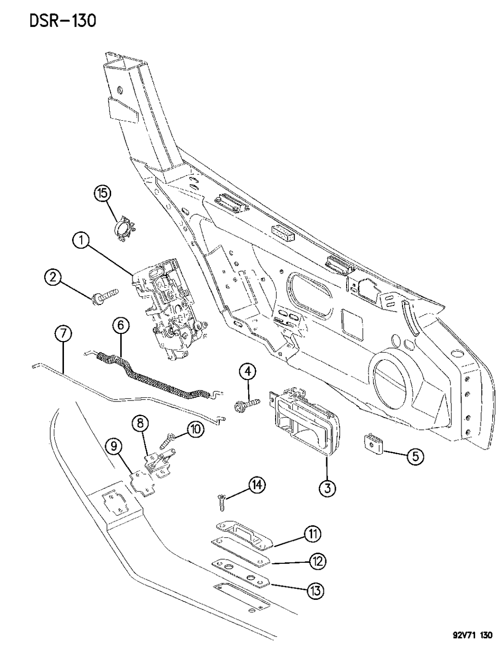 Mopar 4643804 Rod, Front