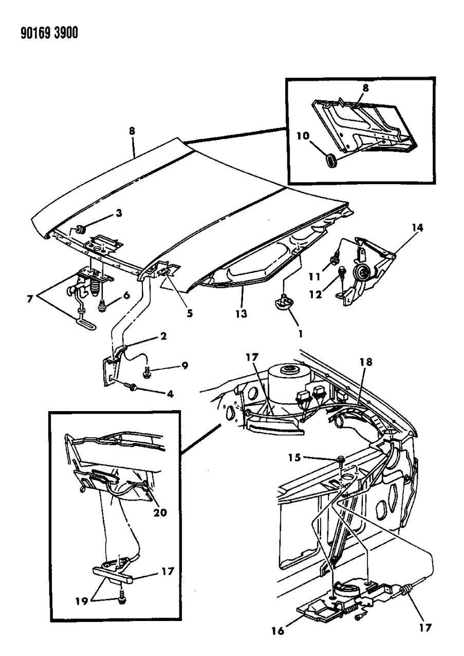 Mopar 5257342 Striker & Catch