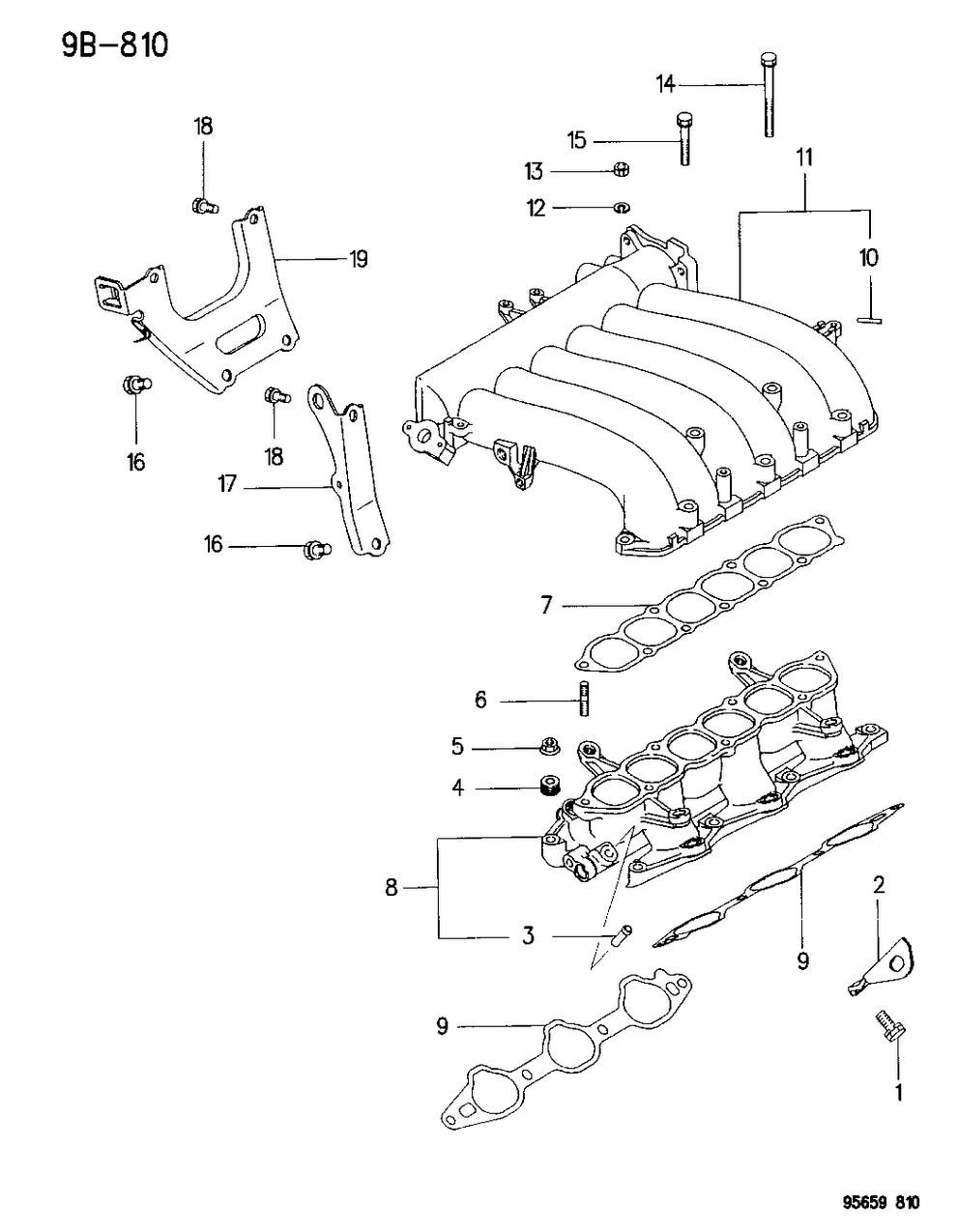 Mopar MD323103 Bracket Intake Manifold