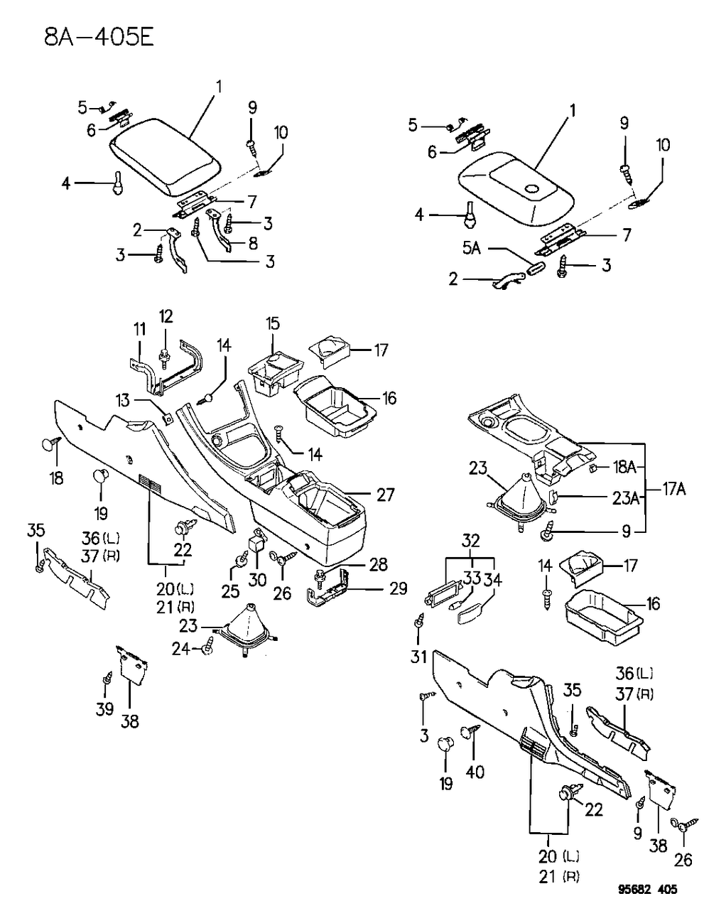 Mopar MR168648 Shift Panel
