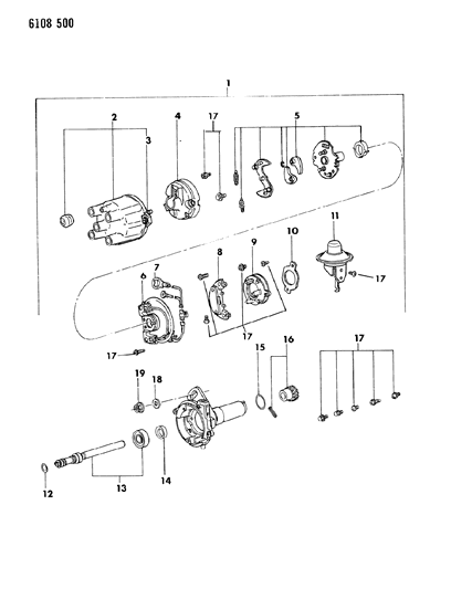 1986 Chrysler LeBaron Base Distributor Diagram 4 - Thumbnail