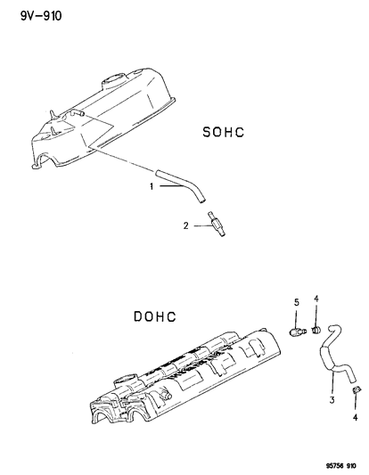 1996 Dodge Stealth Crankcase Ventilation Diagram