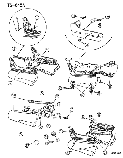 1994 Dodge Grand Caravan Spacer, ID .484 OD .890 Thick .0710 Diagram for 9417838