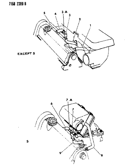 1987 Dodge Aries Crankcase Ventilation Diagram 1 - Thumbnail
