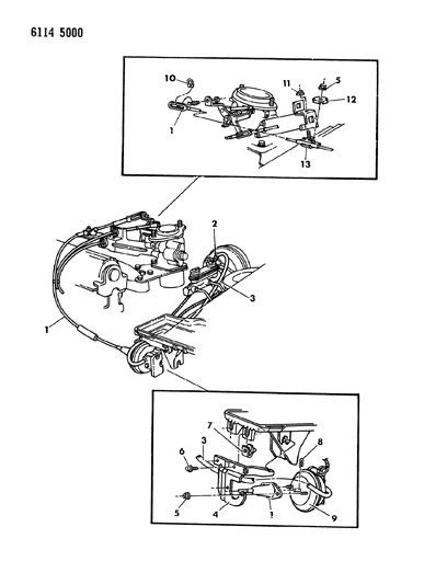 1986 Dodge Lancer Speed Control - Electro Mechanical Diagram 2 - Thumbnail