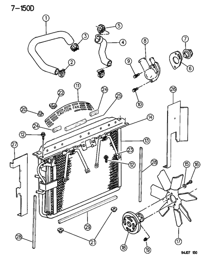 1996 Jeep Grand Cherokee Info Label Diagram for 53010298