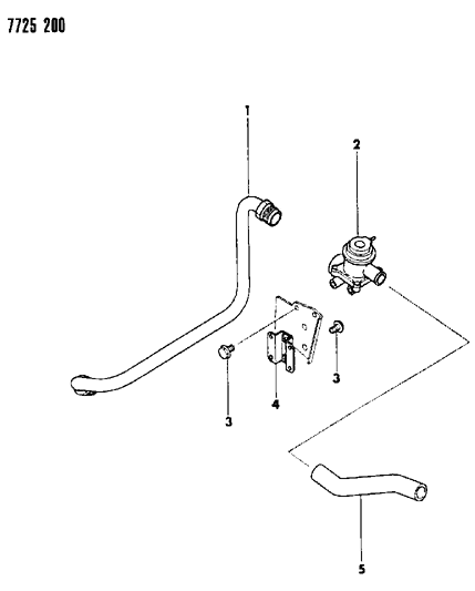 1987 Dodge Colt Secondary Air Supply System Diagram 2 - Thumbnail