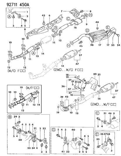 1994 Dodge Stealth Bolt, Heat Protector , (10X16) Diagram for MF140456