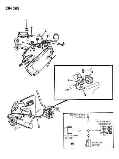1989 Dodge D150 Speed Control Diagram 2 - Thumbnail