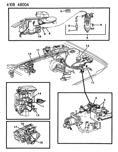 1984 Chrysler LeBaron Ignition Module Diagram for R5226372