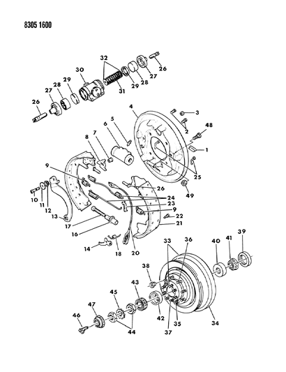 Cup, Wheel Bearing, Inner Diagram for 2910218