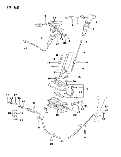1989 Dodge Colt Washer, Plain (6) A Engine Diagram for MF450153