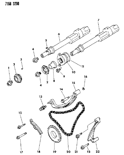1987 Dodge Aries Balance Shafts Diagram 2 - Thumbnail