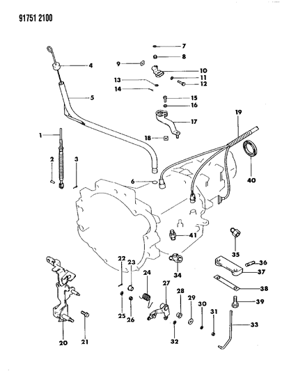 1991 Dodge Ram 50 Bolt , (6X25) Diagram for MF101231
