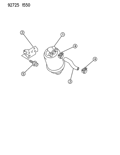 1994 Dodge Colt Vapor Canister Diagram 3 - Thumbnail