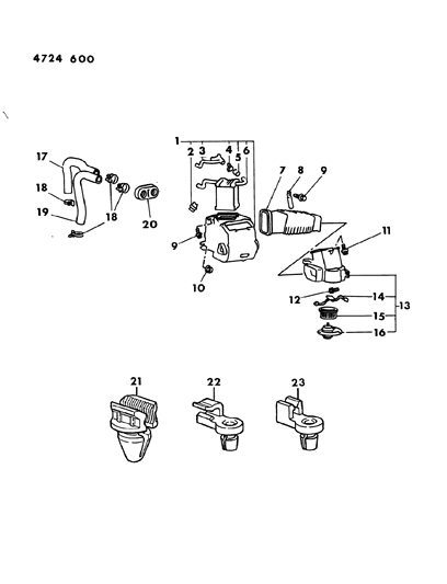 1984 Dodge Conquest Bolt, W/Washer , (8X30) Diagram for MF247255