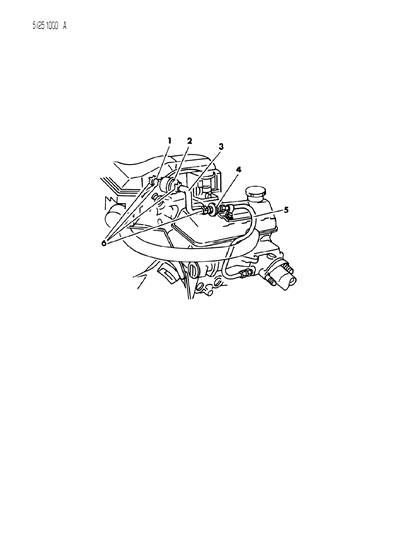 1985 Dodge Omni Aspirator Diagram 1 - Thumbnail