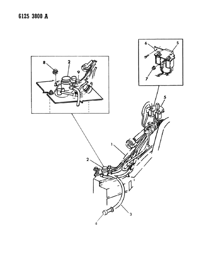 1986 Dodge Omni Vapor Canister Diagram 2 - Thumbnail