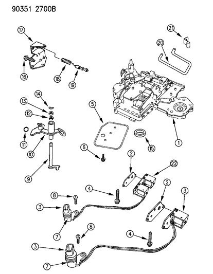 1993 Dodge D350 Valve Body Diagram 2 - Thumbnail