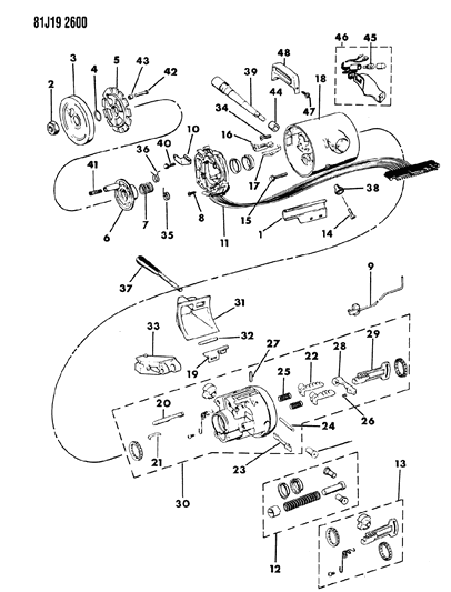 1986 Jeep Comanche Screw Tapping Round Head .164X18X1.232 Diagram for 34201314