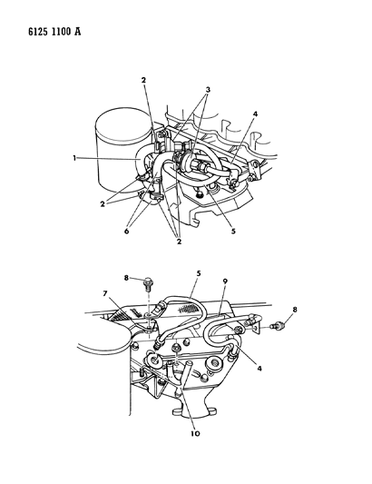 1986 Chrysler LeBaron Base Aspirator Diagram 3 - Thumbnail