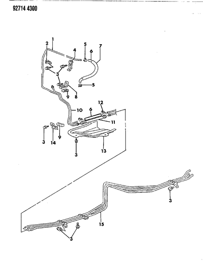 1993 Dodge Ram 50 Fuel Line Diagram 1 - Thumbnail