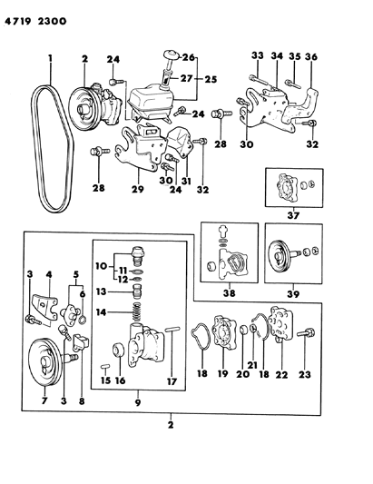 1984 Dodge Ram 50 Bolt, W/Washer (8X70) D Engine-1985 Diagram for MF241267