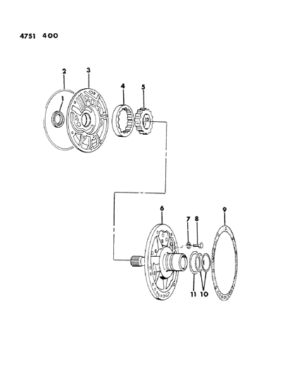 1984 Dodge Ram 50 Shaft, W/Support, Reaction, Except 4329631 Transmission Diagram for 4058635