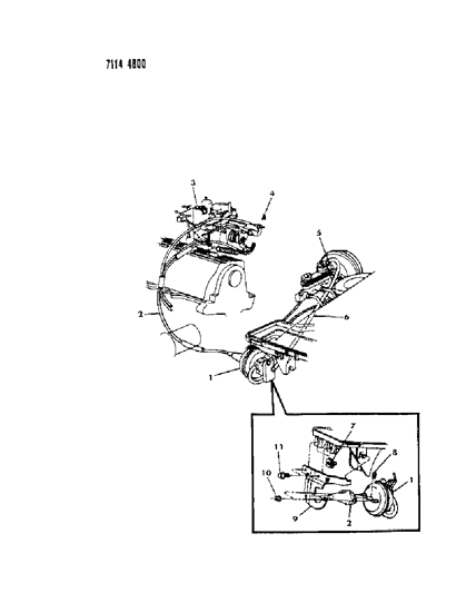 1987 Dodge Aries Speed Control Diagram 1 - Thumbnail
