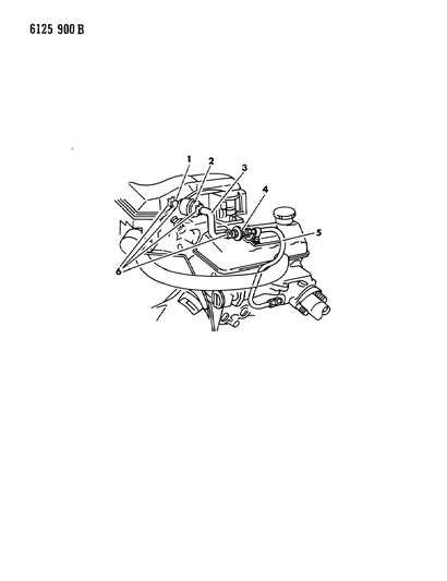 1986 Chrysler LeBaron Base Aspirator Diagram 1 - Thumbnail