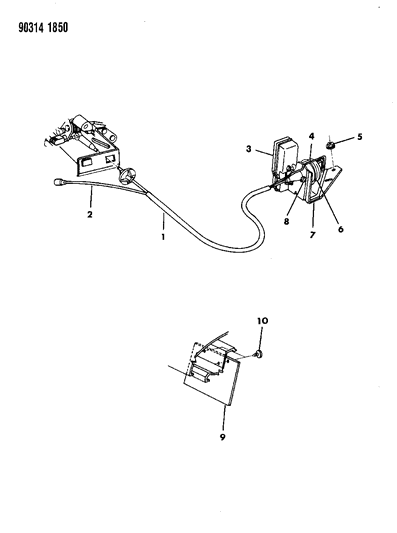 1993 Dodge Ram Wagon Speed Control Diagram 1 - Thumbnail
