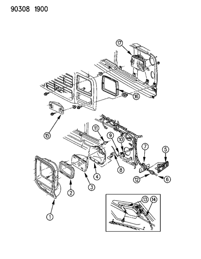 1991 Dodge W250 Socket Diagram for 2983170