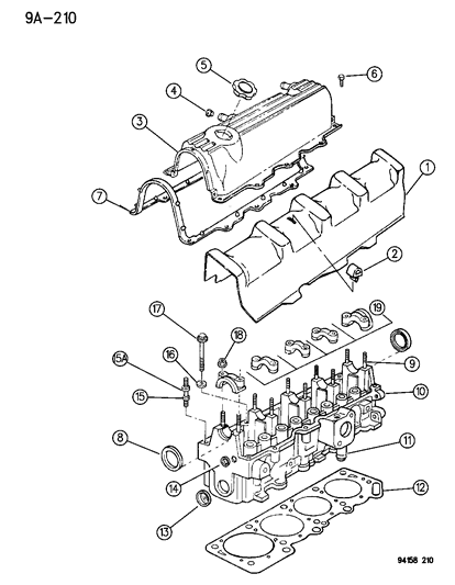 1995 Dodge Grand Caravan Plug, Cylinder Head Core Hole Cup (1.25"Diameter) Diagram for 4556021